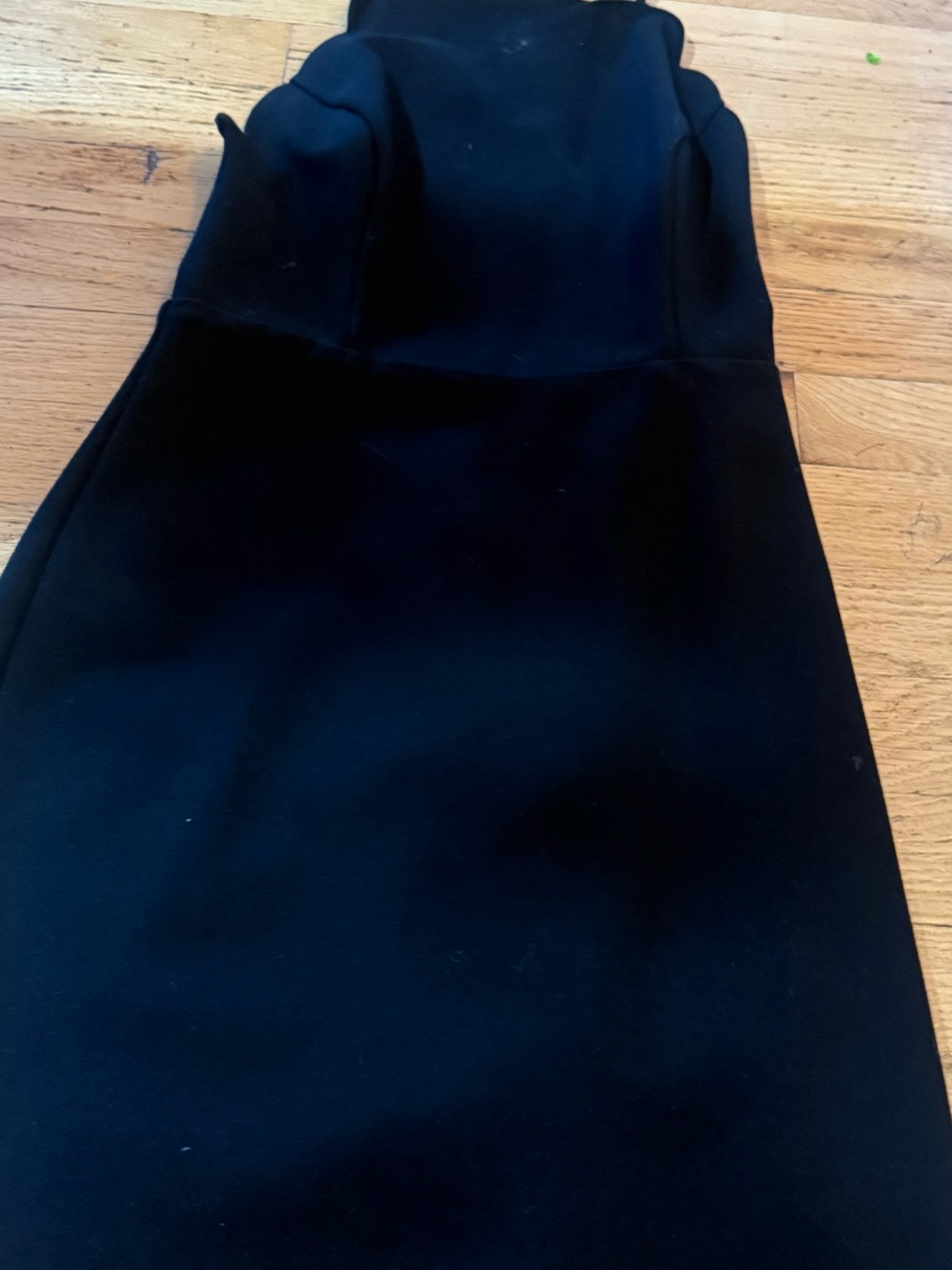 Lush Black Strapless Sheath Dress